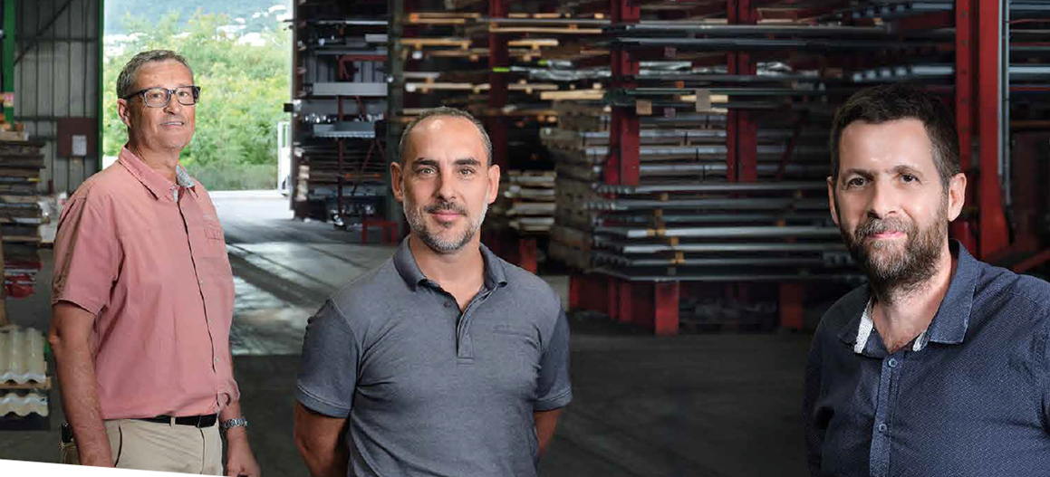 Patrice LEGERON directeur Général / Florian SAUSSEAU Président Directeur Général / Laurent THEILLET Directeur Général